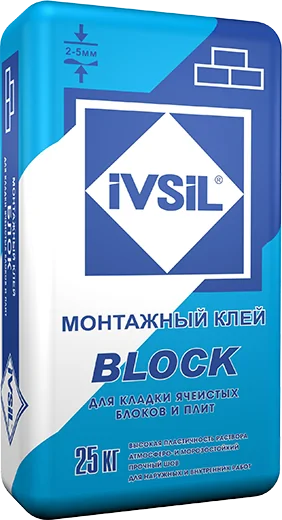 Ivsil клей монтажный Block (25кг)