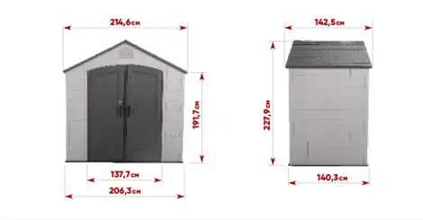 Сарай LifeTime 7’x4,5′