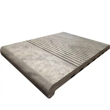 Ступень Woodvex Select Colorite 348×22х3000/4000 Бело-Серая