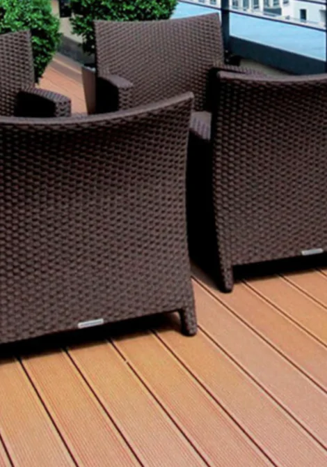 Террасная доска из ДПК CM-Decking серии NATUR 135х25х3000 мм Венге
