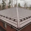 Металлочерепица Grandline Kvinta plus 3D резом 0,5 Satin Мatt RR 32 темно-коричневый