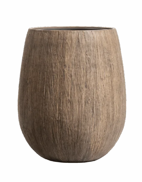 Кашпо TREEZ Effectory — Wood — Округлая чаша — Светлый дуб
