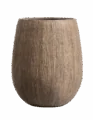 Кашпо TREEZ Effectory — Wood — Округлая чаша — Светлый дуб