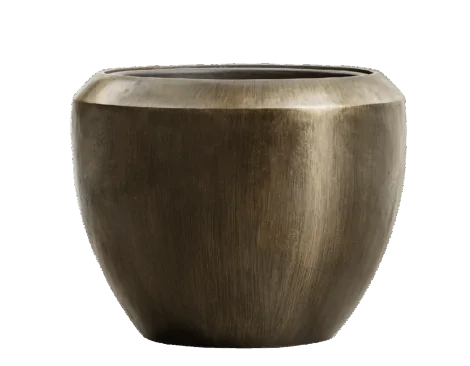 Кашпо TREEZ Effectory — Metal — Чаша Design — Чернёная бронза