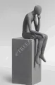 Скульптура TREEZ Effectory — Philosopher’s Stone — Размышления о жизни — Дымчато-серый песок